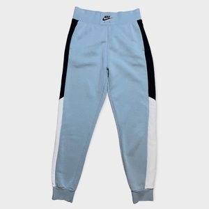 Nike Air Women’s Standard Fit Color Block Mint Joggers Sweatpants Sz S